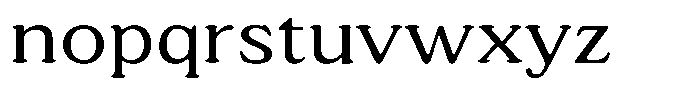Astheric Extra Light Expanded Font LOWERCASE