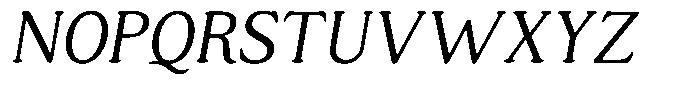 Astheric Extra Light Semi Condensed Italic Font UPPERCASE