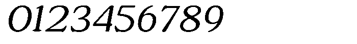Astheric Extra Light Semi Expanded Italic Font OTHER CHARS