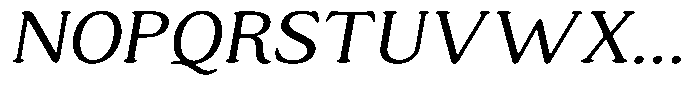Astheric Extra Light Semi Expanded Italic Font UPPERCASE