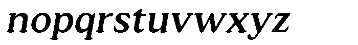 Astheric Italic Font LOWERCASE