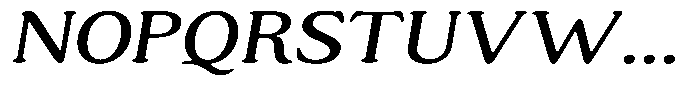 Astheric Light Expanded Italic Font UPPERCASE
