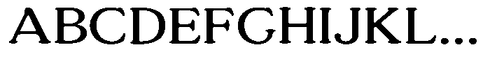 Astheric Light Expanded Font UPPERCASE