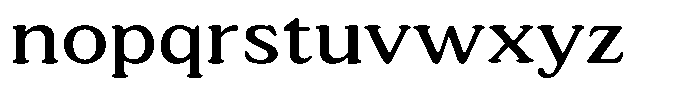 Astheric Light Expanded Font LOWERCASE