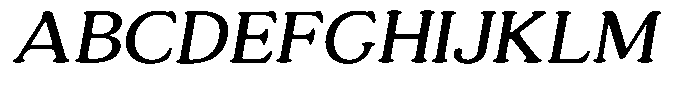 Astheric Light Semi Expanded Italic Font UPPERCASE