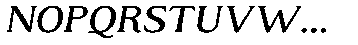 Astheric Light Semi Expanded Italic Font UPPERCASE