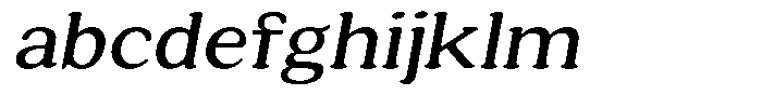 Astheric Light Semi Expanded Italic FONT