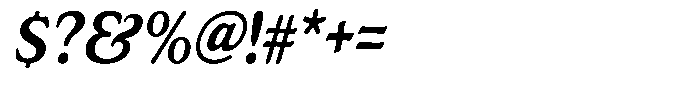 Astheric Medium Condensed Italic Font OTHER CHARS