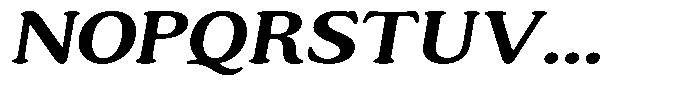 Astheric Medium Expanded Italic Font UPPERCASE
