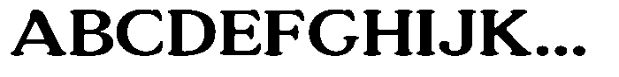 Astheric Medium Expanded Font UPPERCASE