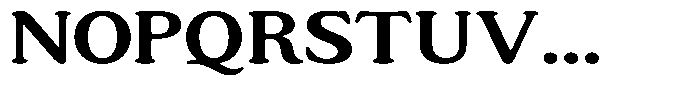 Astheric Medium Expanded Font UPPERCASE