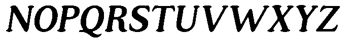 Astheric Medium Semi Condensed Italic Font UPPERCASE