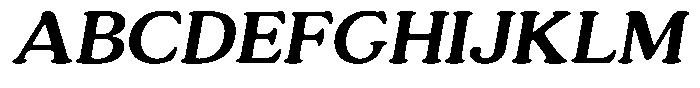 Astheric Medium Semi Expanded Italic Font UPPERCASE
