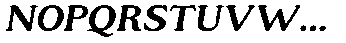 Astheric Medium Semi Expanded Italic Font UPPERCASE