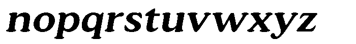Astheric Medium Semi Expanded Italic Font LOWERCASE