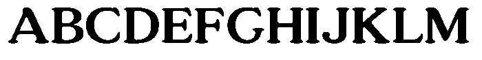 Astheric Medium Semi Expanded Font UPPERCASE