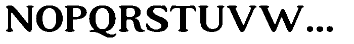 Astheric Medium Semi Expanded Font UPPERCASE