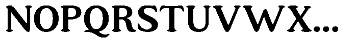 Astheric Medium Font UPPERCASE