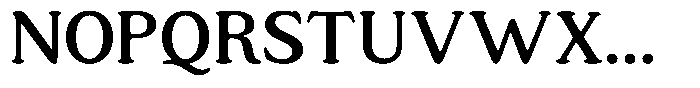 Astheric Regular Font UPPERCASE