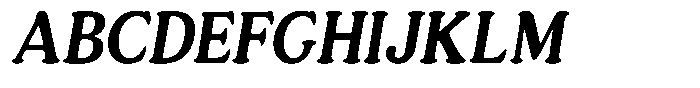 Astheric Semi Bold Condensed Italic Font UPPERCASE