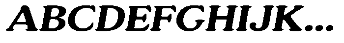 Astheric Semi Bold Expanded Italic Font UPPERCASE