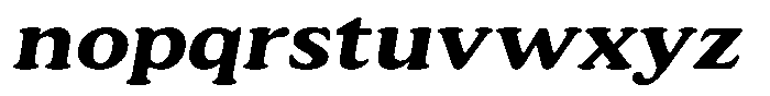 Astheric Semi Bold Expanded Italic Font LOWERCASE