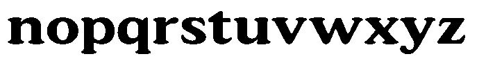 Astheric Semi Bold Expanded Font LOWERCASE