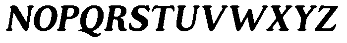 Astheric Semi Bold Semi Condensed Italic Font UPPERCASE