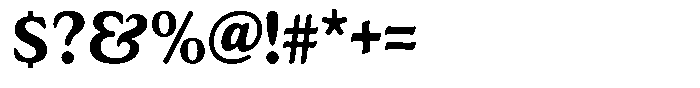 Astheric Semi Bold Semi Condensed Font OTHER CHARS