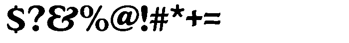 Astheric Semi Bold Font OTHER CHARS