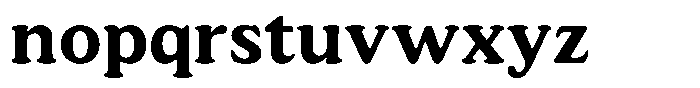 Astheric Semi Bold Font LOWERCASE