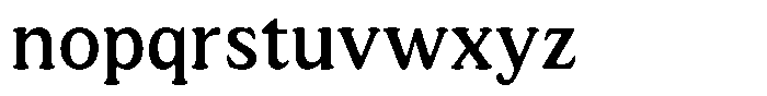 Astheric Semi Condensed Font LOWERCASE
