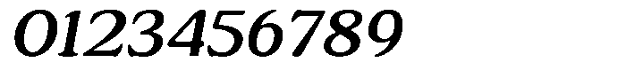 Astheric Semi Expanded Italic Font OTHER CHARS