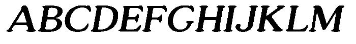 Astheric Semi Expanded Italic Font UPPERCASE