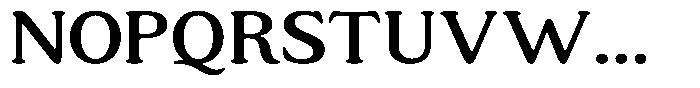 Astheric Semi Expanded Font UPPERCASE