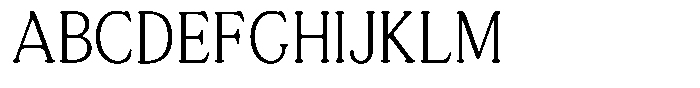 Astheric Thin Condensed Font UPPERCASE