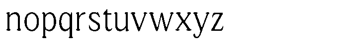 Astheric Thin Condensed Font LOWERCASE