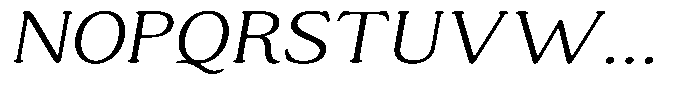Astheric Thin Expanded Italic Font UPPERCASE