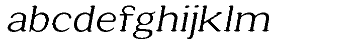 Astheric Thin Expanded Italic FONT