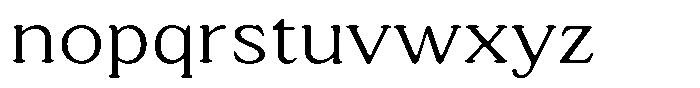 Astheric Thin Expanded Font LOWERCASE