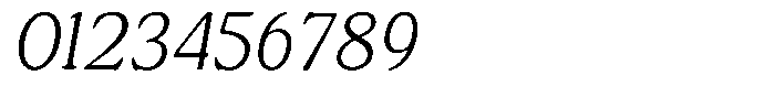 Astheric Thin Semi Condensed Italic Font OTHER CHARS