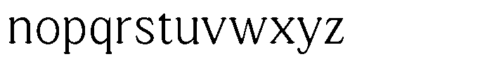 Astheric Thin Semi Condensed Font LOWERCASE
