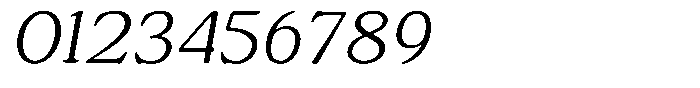 Astheric Thin Semi Expanded Italic Font OTHER CHARS