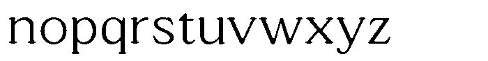 Astheric Thin Semi Expanded Font LOWERCASE