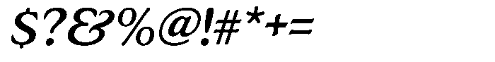Astheric Variable Black Italic Font OTHER CHARS