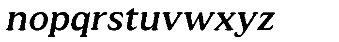 Astheric Variable Black Italic Font LOWERCASE