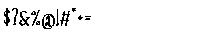 Astigan Font OTHER CHARS