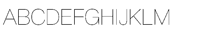 Astigmatic Astigmatic Thin Font UPPERCASE