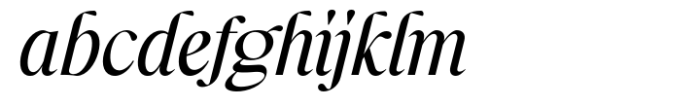 Astire Klarish Italic Font LOWERCASE