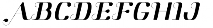 Aston Book Italic Font UPPERCASE